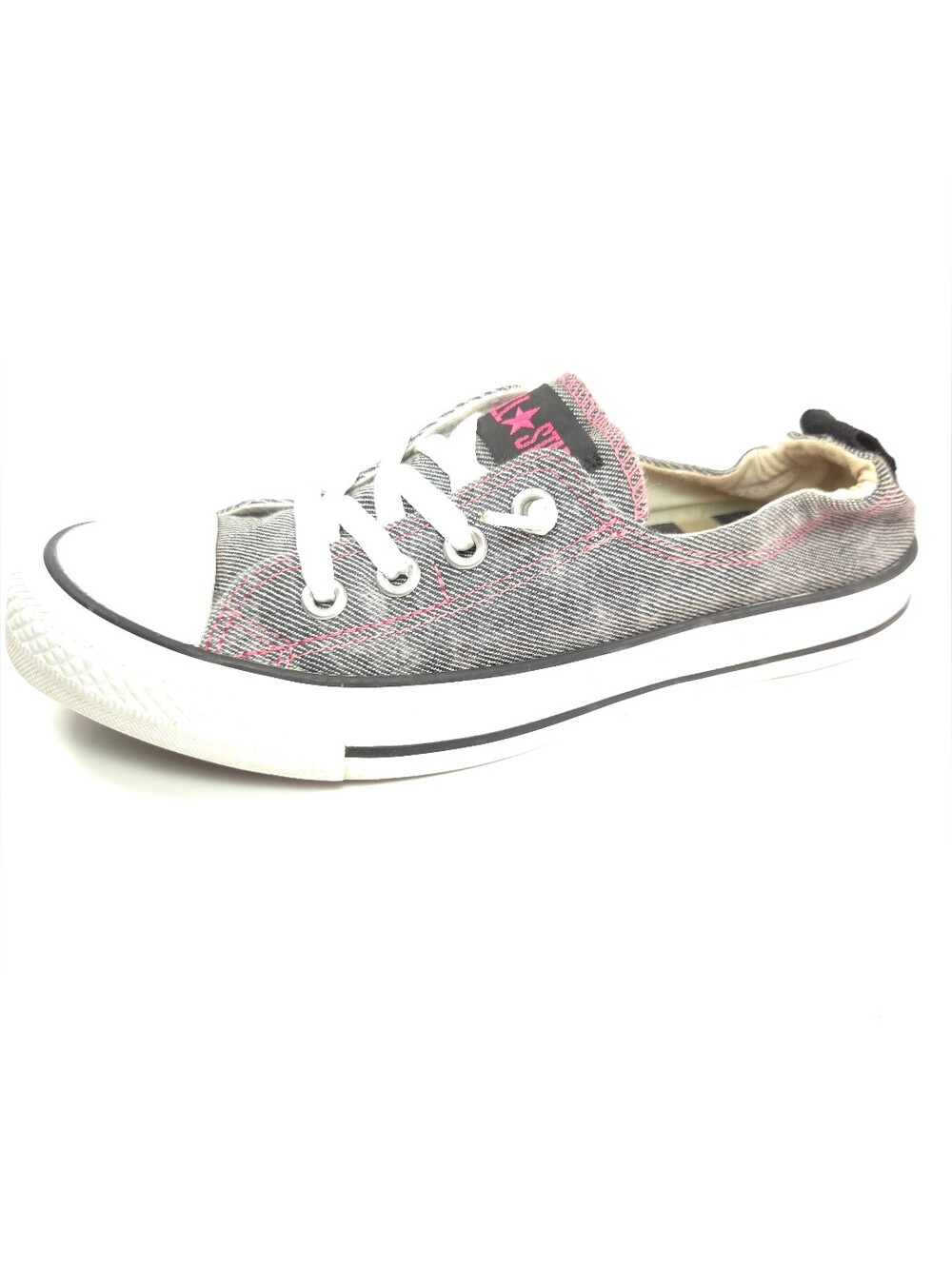 Converse Chuck Taylor All Star Shoreline Canvas Slip‑On Sneaker w/ Pink Sz 8